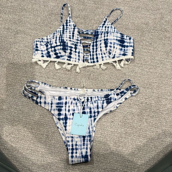 Cupshe Tie Dye Two Piece - Picture 1 of 3